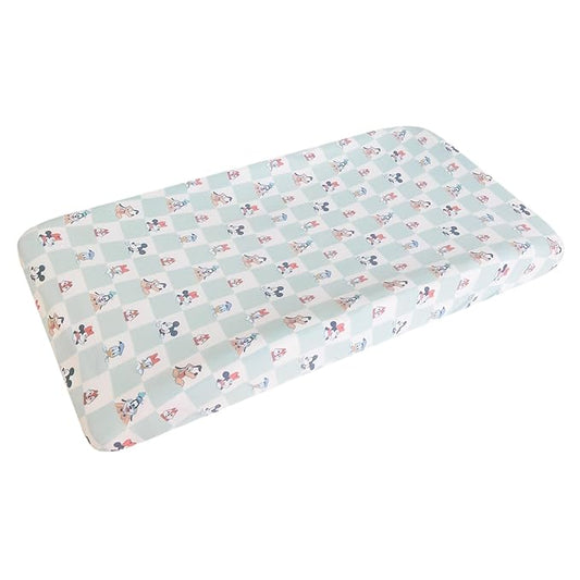 Premium Knit Diaper Changing Pad Cover Mickey Mouse & Friends by Copper Pearl