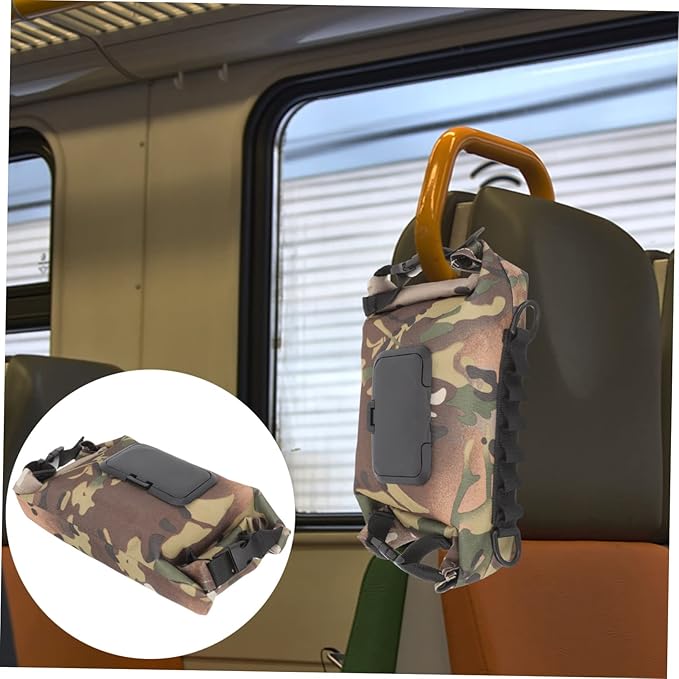 Camping Tissue Box Canvas Tissue Holder Portable Lightweight Wet Wipe Storage Bag Wear-Resistant Napkin Organizer for Outdoor Picnic Travel Diaper Bag 13.77X7.08X1.96In