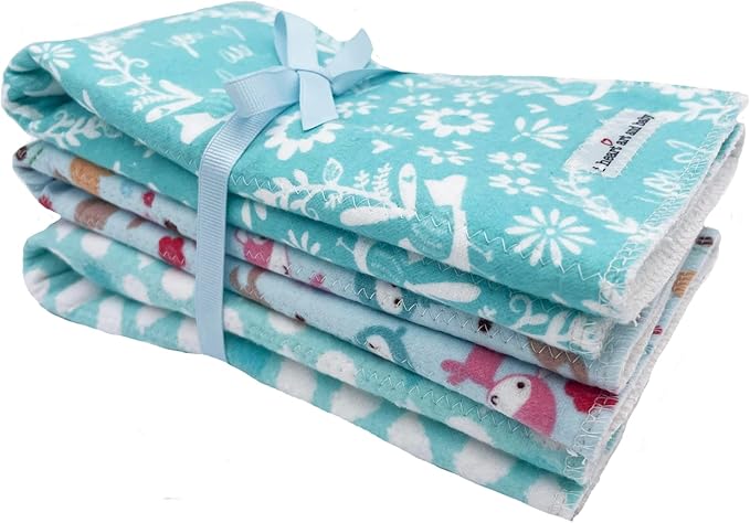 Infant Burping Cloth, Burp Cloths for Baby Boy or Girl, Soft and Absorbent - Cotton Reusable Spit Up Rags, XLarge, 1 Count (Purple Dot)