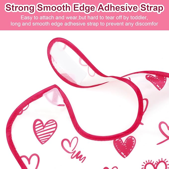 Accmor Baby Bibs for Eating, Waterproof Mess Proof Baby Toddler Bibs, Apron Smock Feeding Bibs for Girls Boys