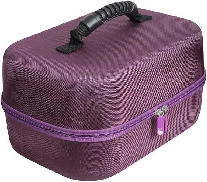 Hermitshell Hard Travel Case for Spectra S1 S2 Plus Electric Breast Milk Pump (Purple)