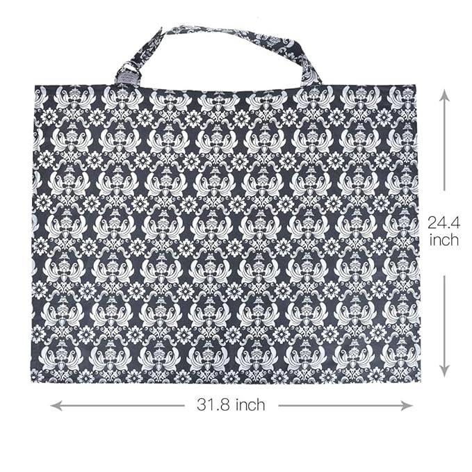 Nursing Cover for Mom Breastfeeding, Baby Privacy Nursing Covers Up Breathable Cotton with Ajustable Hoop for Mother (Grey)