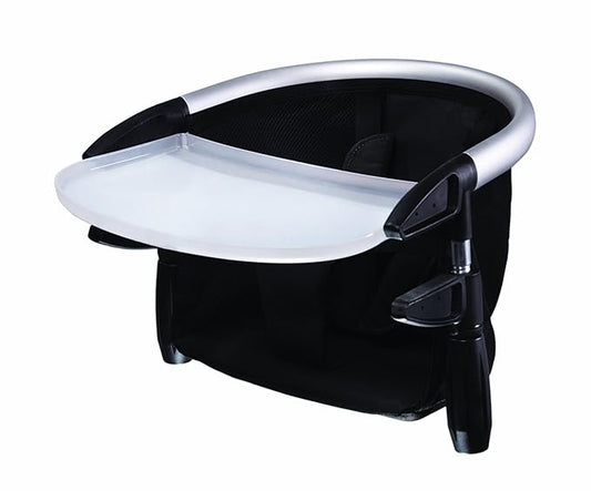 phil&teds lobster clip on portable high chair, black