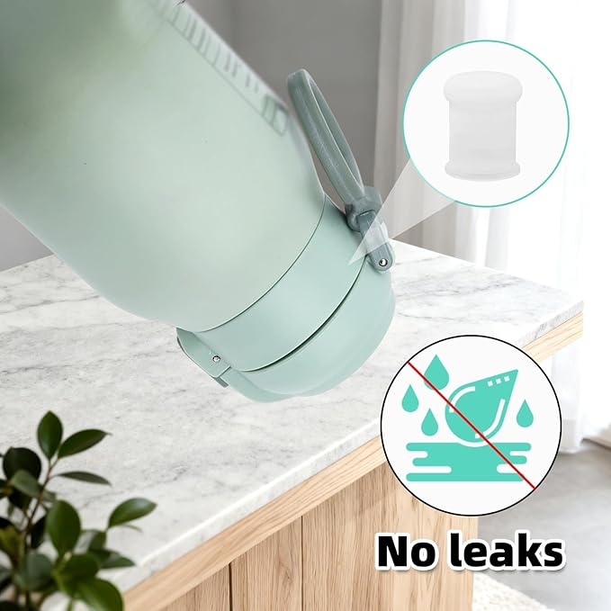 6pcs Baby Bottle Warmer Accessories Set Compatible with Momcozy, BPA-Free Silicone Stopper Gasket and Seal Rings Replacements for 17oz/500ml Portable Baby Portable Bottle Milk Warmer Parts