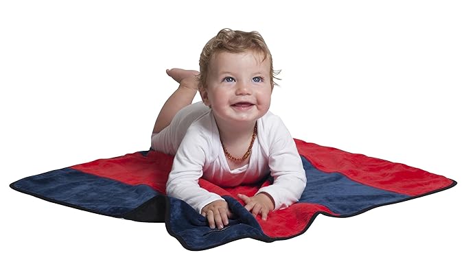 Play N' Change Mat - Navy & Red