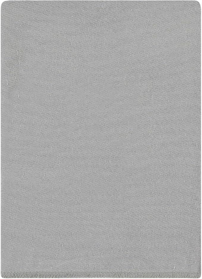 Hudson Baby Unisex Baby Cotton Flannel Burp Cloths Bundle, Farm Friends Grey, One Size