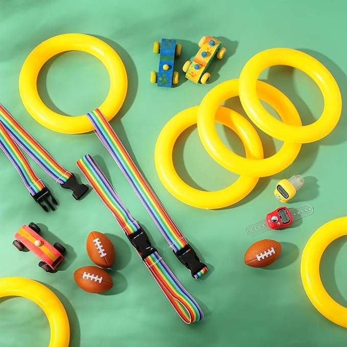 Tatuo 12 Set Toddlers Walking Rope for Preschool Toddlers Detachable Transition Rope Safety Daycare Rope for Preschool Daycare Kindergarten School Kids Outdoor Supplies (Yellow)