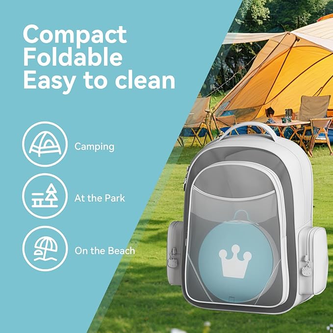 Portable Foldable Toddler Travel Potty - Medium Pink Potty Seat, Emergency Toilet for Car Camping Hiking, Lightweight Potty Chair for Indoor Outdoor Toddler Use