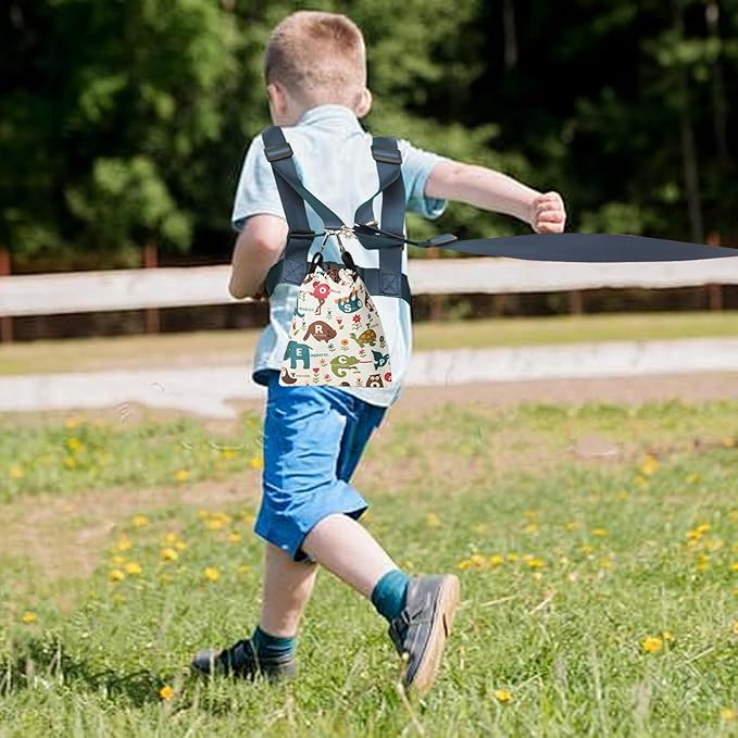 Safety Harness with Leash for Autism, Adjustable Walking Harness with Tether and Pouch, Prevent Autistic Special Needs ADHD Active Child Wandering and Eloping Outdoors, Child Elopement Leash