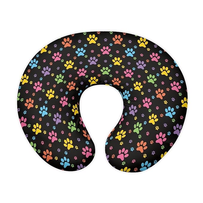 Dog Paws Breastfeeding Pillow Slipcover for Baby Nursing Pillow Slipcovers for Breastfeeding Moms Fits The Original Support Pillow for Breastfeeding and Bottle Feeding