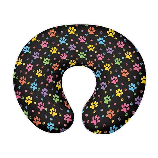 Dog Paws Breastfeeding Pillow Slipcover for Baby Nursing Pillow Slipcovers for Breastfeeding Moms Fits The Original Support Pillow for Breastfeeding and Bottle Feeding