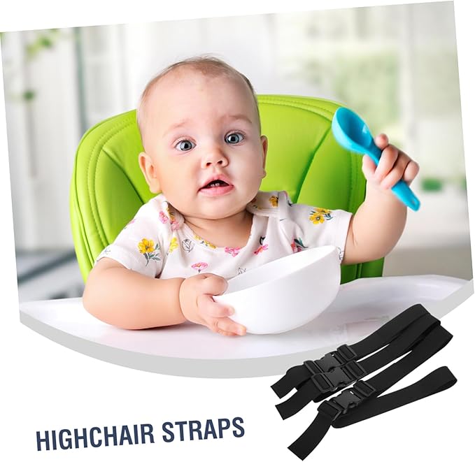 MERRYHAPY 3pcs Seat Harness Replacement Straps Safety Belt for Toddlers Universal Fit Secure Easy to Use