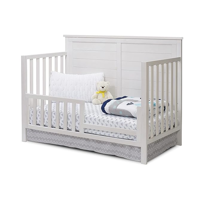 Sorelle Furniture Toddler Rails and Full-Size Bed Adult Rails, Sorelle Wood Bed Rail & Crib Conversion Kit, Converts Sorelle Furniture Crib to Toddler Bed and Full-Size Bed, # 148 - Weathered White
