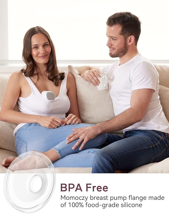 Momcozy Original S9 Pro/S12 Pro Replacement Accessories, Only Compatible with Momcozy S9 Pro/S12 Pro Breast Pump NOT for S9/S12/S12Pro-Quick(27mm Single-Sealed Flange,1 Pack)