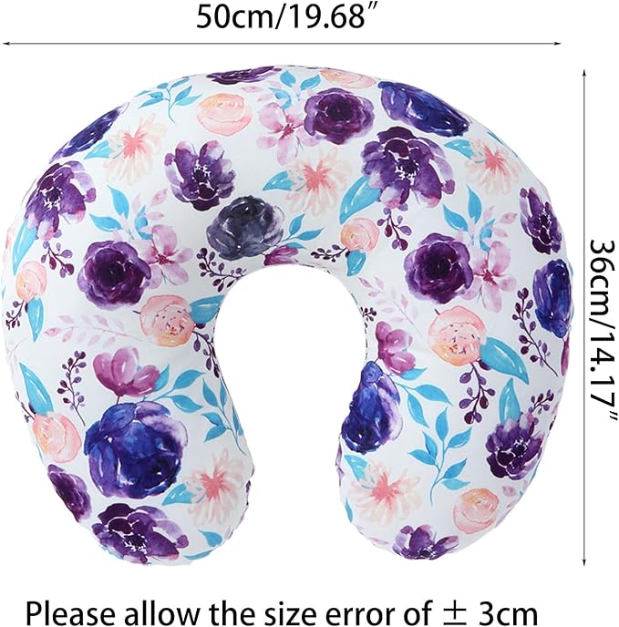 Infant Nursing Pillow Cover Breastfeeding Pillow Slipcover Baby Nursing Pillow Slipcovers Cuddle Pillow Case Breastfeeding Pillow Cover Cotton