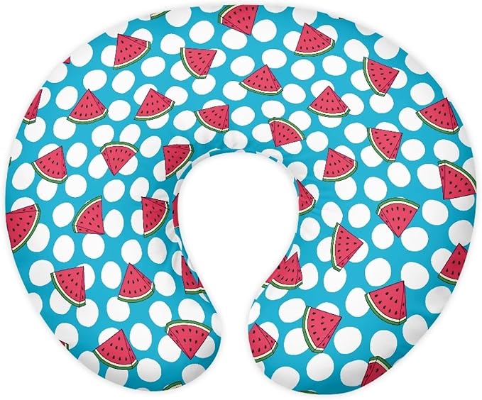 Nursing Pillow Cover Stretchy，Fits The Original Support for Breastfeeding，Watermelon,for Breastfeeding and Bottle Feeding