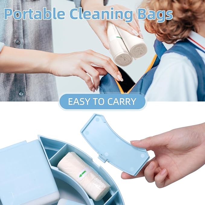 MCGMITT Portable Potty Bags, 50 Count Potty Chair Liners for Travel Potty Seat, Universal Size Travel Potty Bags for Potty Training Toilet, Potty Liners for Toddlers Pets Outdoors