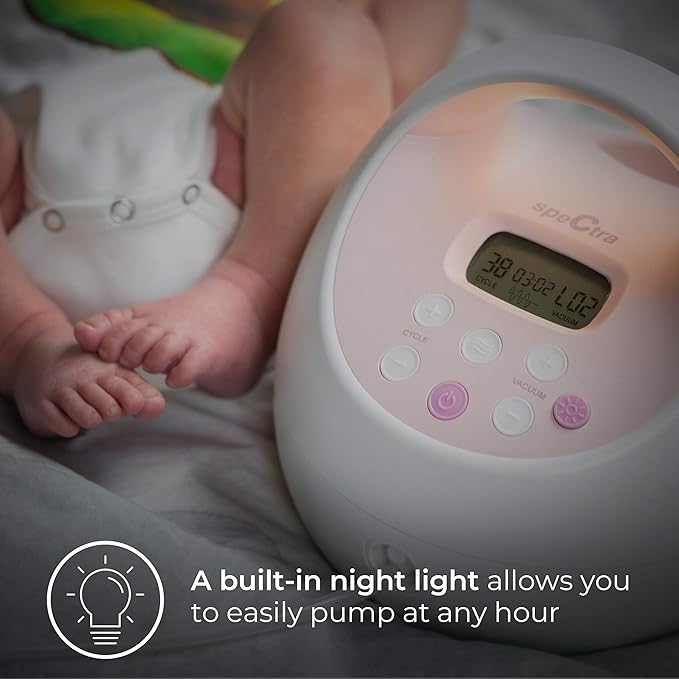 Spectra - S2 Plus Electric Breast Milk Pump Bundle w/ S1 Pump, Bottles, backflow Protectors, tubing, Duckbill Valve, and Flanges 24/28mm