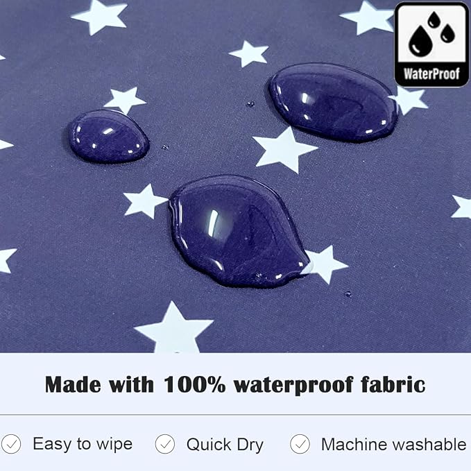 Plie Short Sleeve Waterproof Bib for Toddlers – Easy Clean Feeding Apron for Mealtime, Daycare, Self-Feeding, Lightweight