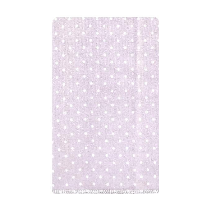 Hudson Baby Unisex Baby Cotton Flannel Burp Cloths, Tea Party, One Size