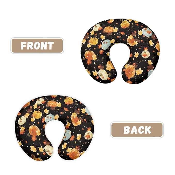Pumpkin Nursing Pillow Cover for Baby Boys Girls, Fall Decor Breastfeeding Pillow Slipcover Cushion Cover, Soft Breast Feeding Pillows