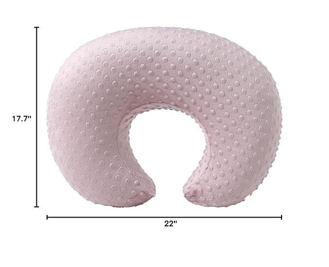Nursing Pillow Cover, Breastfeeding Pillow Slipcover Snugly Fits for Nursing Pillow for Baby Boys and Girls, Premium Quality Microfiber, Ultra Soft Comfortable (Sepia Rose)