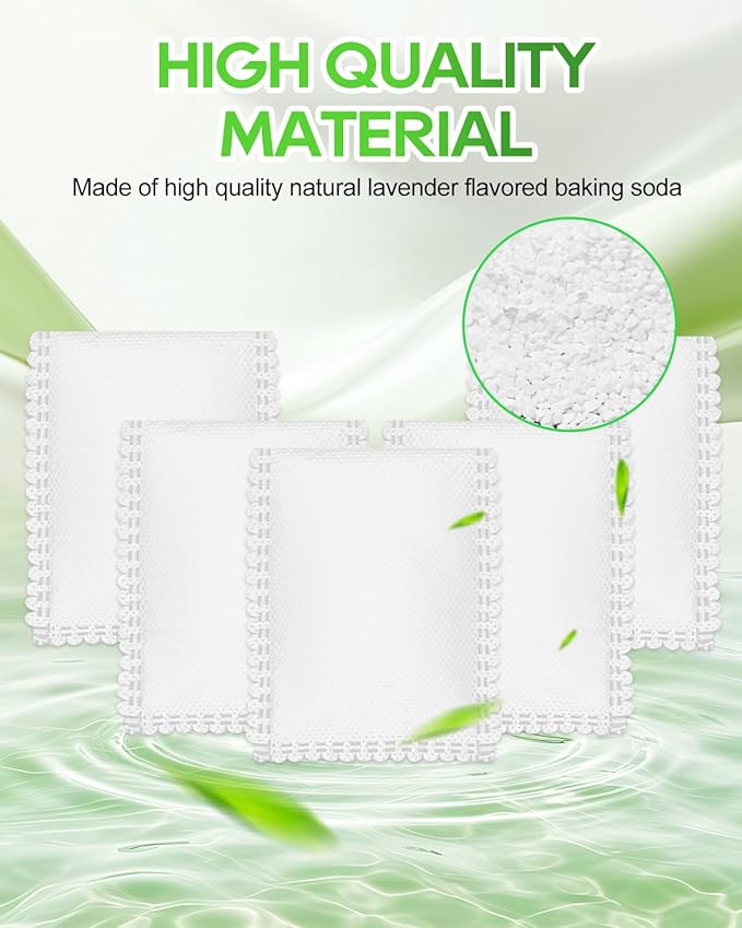 Diaper Pail Deodorizer Odor Absorber Compatible with Munchkin Arm & Hammer Puck Baking Soda Cartridge, Lavender Scented Diaper Pail Odor Eliminator, 8 Pack (For 3.5" Cartridge)