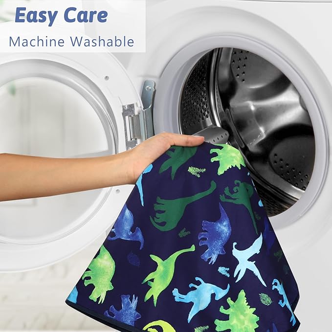 Nursing Cover 1 Pack, Stretchy Removable Breastfeeding Pillow Cover, Ultra Soft Snug Fits On Newborn Feeding Pillow Case for Baby Girls/Boys, Dinosaur