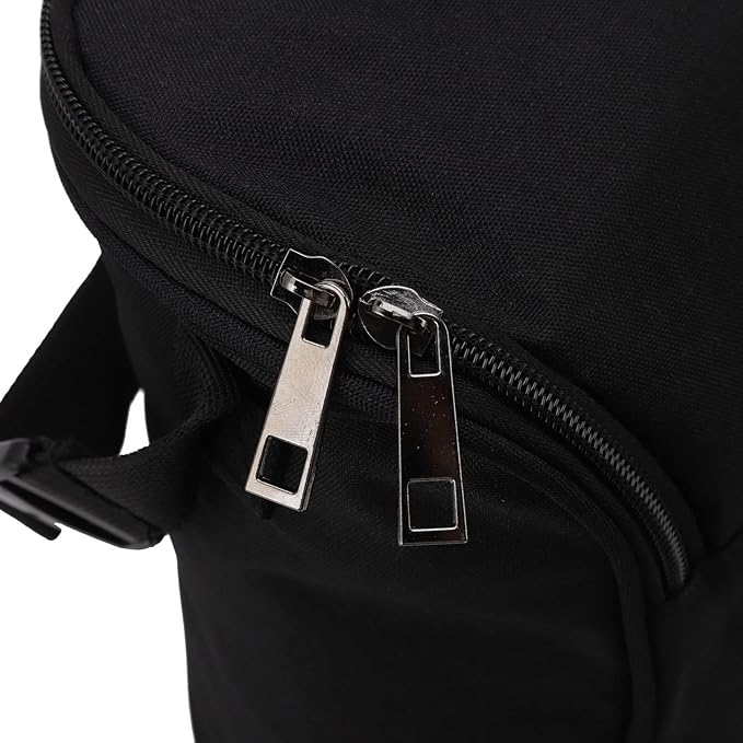 Asixxsix Insulated Baby Bottle Bag, Baby Bottle Holder Extra Storage, and, Easy to Carry, Travel Accessory, Keeps Bottles Warm or Cooler (Black)