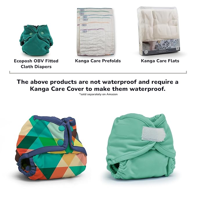 Kanga Care Rumparooz Double Leg Gusset Reusable Cloth Diaper Cover Newborn Snap | Wanderpappus 4-15 lbs