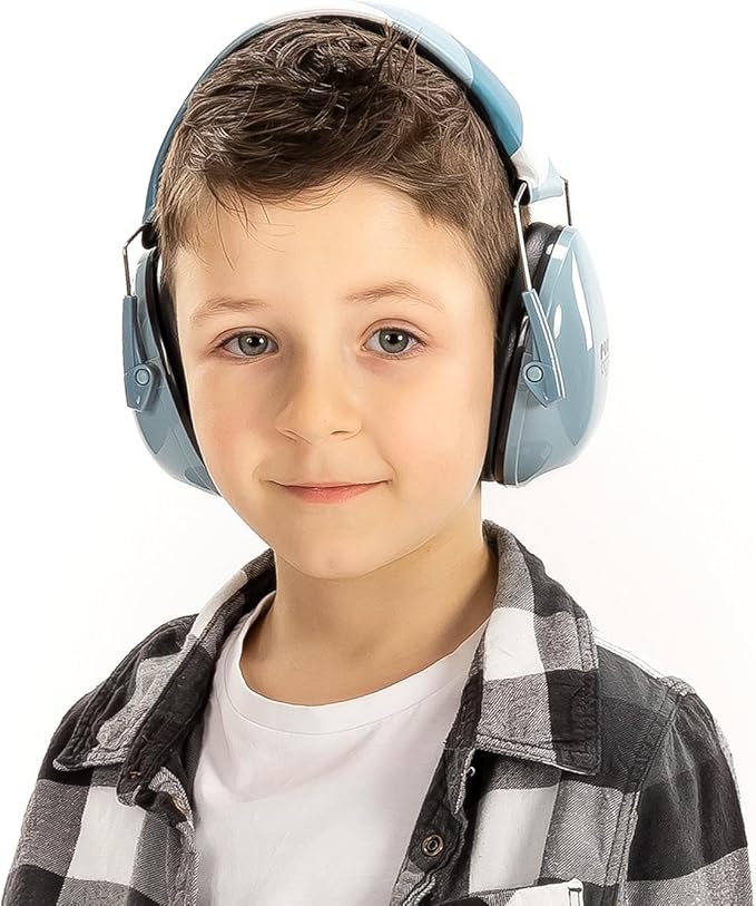 reer SilentGuard Kids Ear Protectors | Ear Protection for Children from 2 Years | Concentration & Learning Aid | Foldable & Grows with Your Child | SNR = 27* | Blue, Blue, Einheitsgröße
