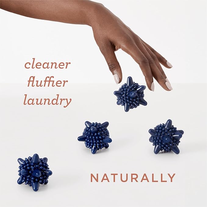 Esembly Agitators, Washer Dryer Balls for Cleaner Softer Laundry, Reusable Eco-Friendly Silicone Laundry Dryer Balls, 4 Pack