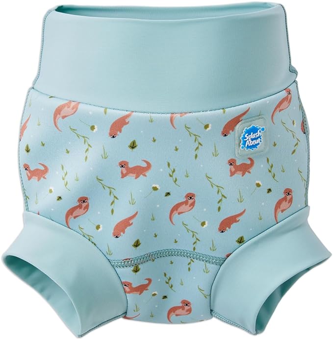 Splash About Happy Nappy Reusable Swim Diaper, Playful Otters, 3-6 Months