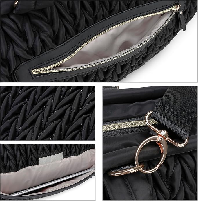 Diaper Quiltde Tote Large Mommy Maternity Bag Stroller Bag Upgrade Multi-Function with Adjustable Shoulder Strap