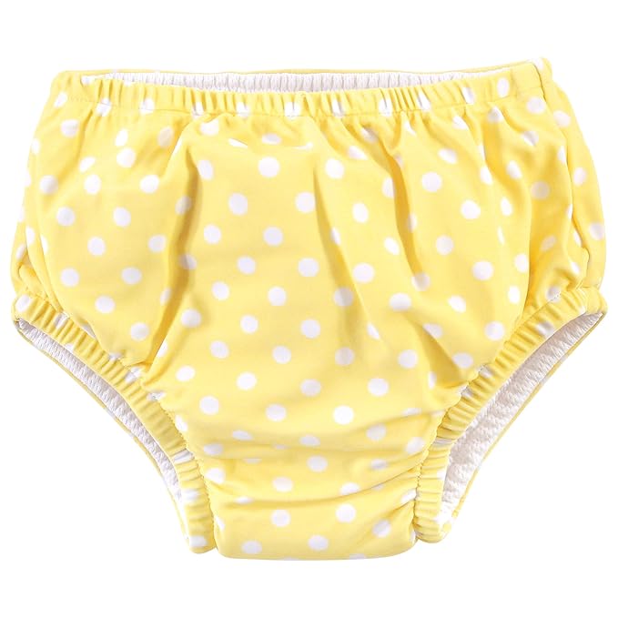 Hudson Baby Unisex Baby Swim Diapers, Pink Lemons, 5 Toddler
