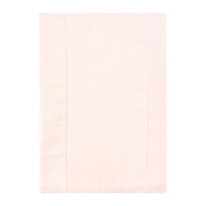 Hudson Baby Unisex Baby Cotton Flannel Burp Cloths, Pink Dainty Floral 4 Pack, One Size