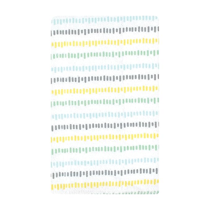Hudson Baby Unisex Baby Cotton Flannel Burp Cloths, Neutral New Elephant 10-Pack, One Size