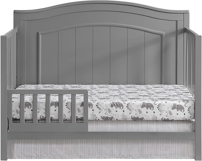 Oxford Baby Nolan/North Bay Crib to Toddler Bed Guard Rail Conversion Kit, Dove Gray, GreenGuard Gold Certified