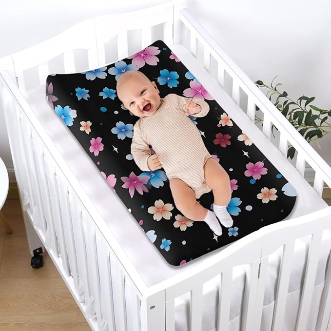 Changing Pad Covers for Boys Girls Carddle Sheet Set for Baby Boys Girls Breathable & Washable Cover