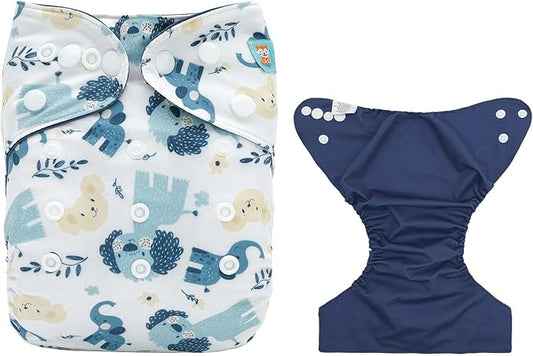 ALVABABY Baby Cloth Diaper Cover, Swim Diaper,Nappy Shell Baby Girls and Boys