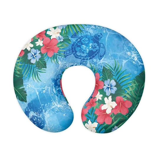 Tropical Flowers and Turtles Breastfeeding Pillow Slipcover for Baby Breastfeeding Nursing Pillow Slipcovers Super Soft Stain Resistant and Scratch Resistant