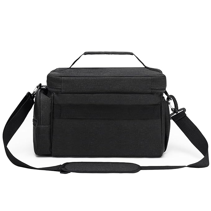 Breast Pump Bag Fit for Spectra S1 and S2, Pumping Bag with Waterproof Mat for Pump Accessories, Portable Pump Carrying Case for Work, Travel and Family Use, Black