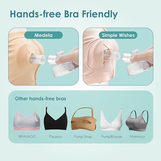 14mm Maymom MyFit Shields, Saucer Series; Compatible with Medela Breast Pump- PersonalFit, Freestyle, Harmony, Maxi, Freestyle Flex Connector; Connect to Maymom Widemouth/Narrow Connector, 2pcs