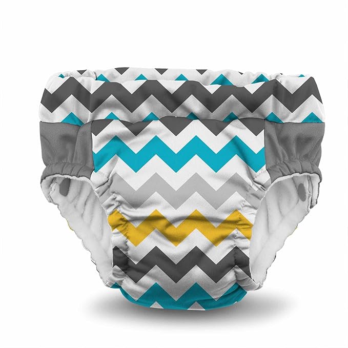 Kanga Care Lil Learnerz Reusable Toilet Training Pants (XSmall - Charlie & Platinum)