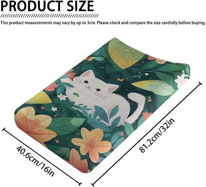 Changing Pad Covers for Boys Girls Carddle Sheet Set for Baby Boys Girls Breathable & Washable Cover