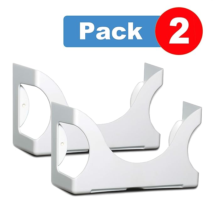 Gadjit Wet Wipes, Hand Wipes & Baby Wipes Wall Dispenser (2 Pack) | Mounts on a Wall and Holds Up to a 84 Count Pack | Keeps Wipes Within Easy Reach of Messes | One-Handed Dispensing