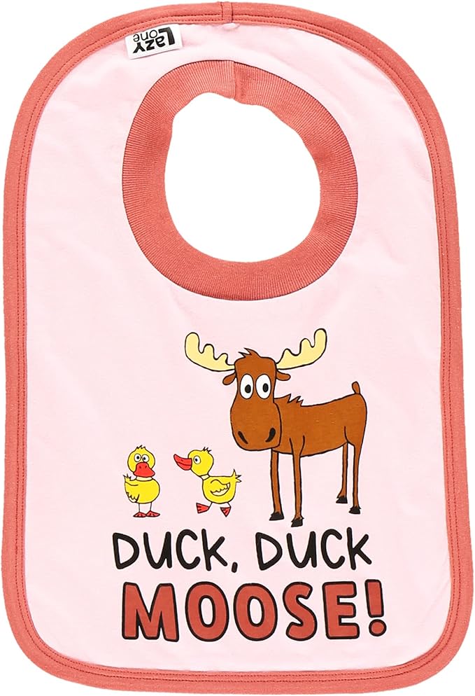 LazyOne Animal-Print Baby Bibs, Cute Baby Shower Gifts