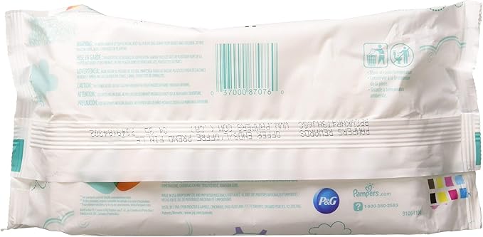 Pampers Sensitive Wipes Travel Pack 56 Count (Pack of 6)