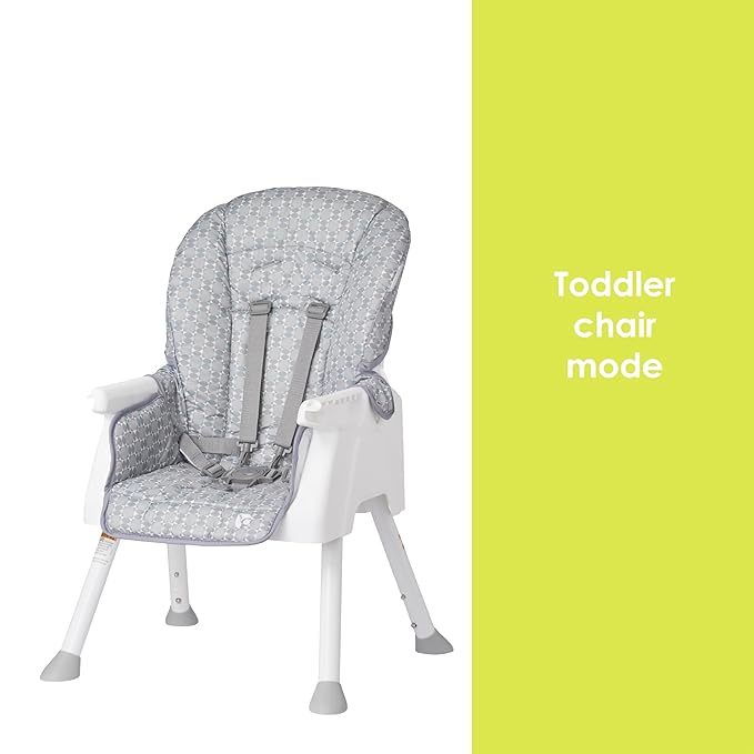 Baby Trend Adapt 4-in-1 High Chair to Toddler Chair, Retro Grey