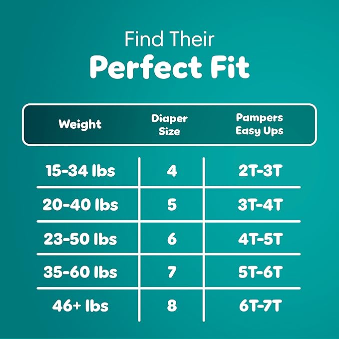 Pampers Training Pants - Easy Ups Boys & Girls Bluey - Size 2T-3T, 74 Count, Children's Potty Underwear (Packaging May Vary)